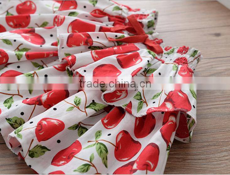 Classical Cherry Pattern Sweet Girl Skirt Girls Dress Names With Pictures Wholesale