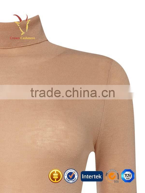 Women Korean Fashion Turtle Neck Top Pullover Sweater