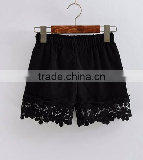 EY0612P Summer Ladies 2017 Classics Shorts With Lace Hem