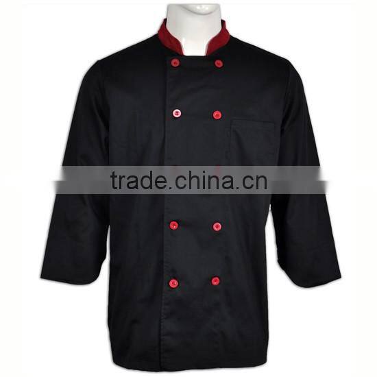 Factory Directly Purchase fast food restaurants uniform black