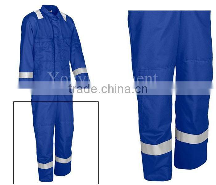150gsm nomex blue taped flame retardant overall