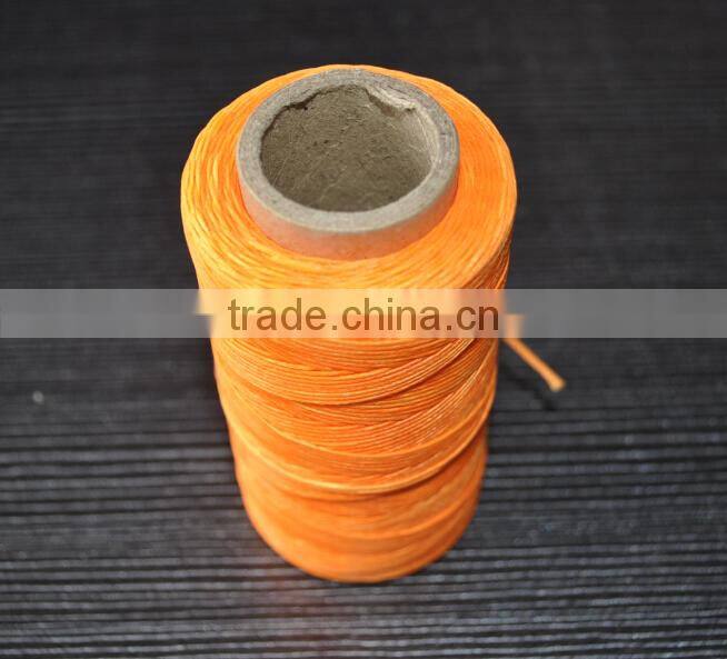 polyester waxed braid sewing thread for shoes and leathers