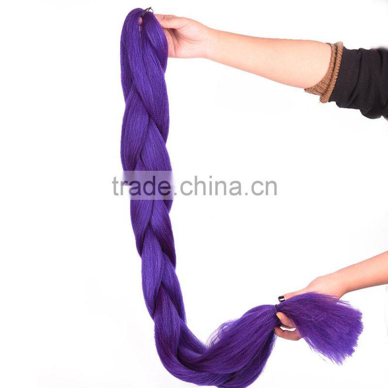 Xuchang Factory Wholesale Crochet Braid Hair, Free Sample Yaki Jumbo Hair Braids