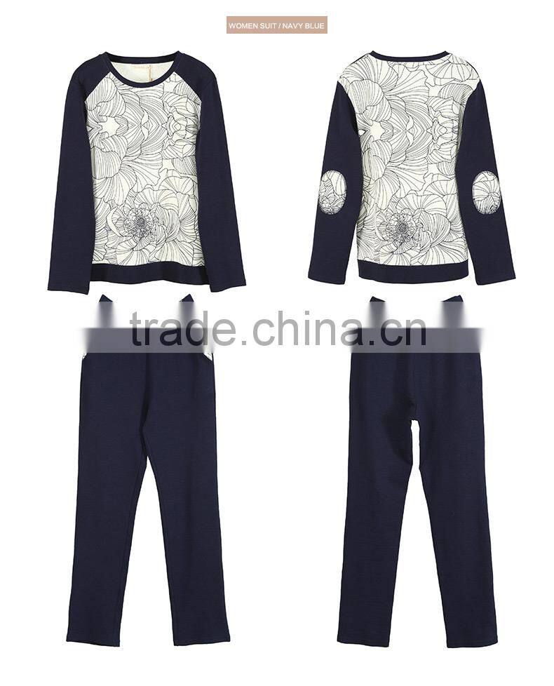 New Products Qianxiu Men Long Plain Fabric Cotton Popular Pajamas