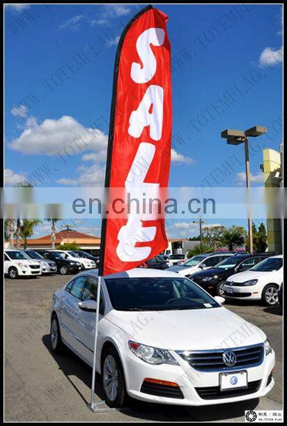 custom beach flags/swooper flags/flying banners