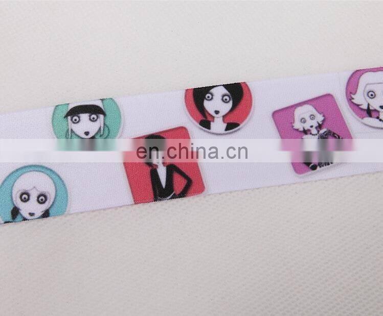 3cm custom printed elastic waistband