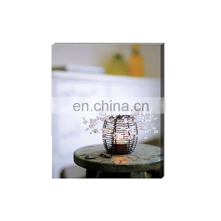 Light up LED art painting on canvas painting for Halloween gift