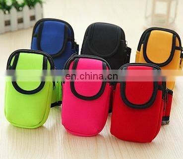 Dirt-resistant Hand Bag Running Arm Band Leather Case Mobile Phone Holder Pouch Belt