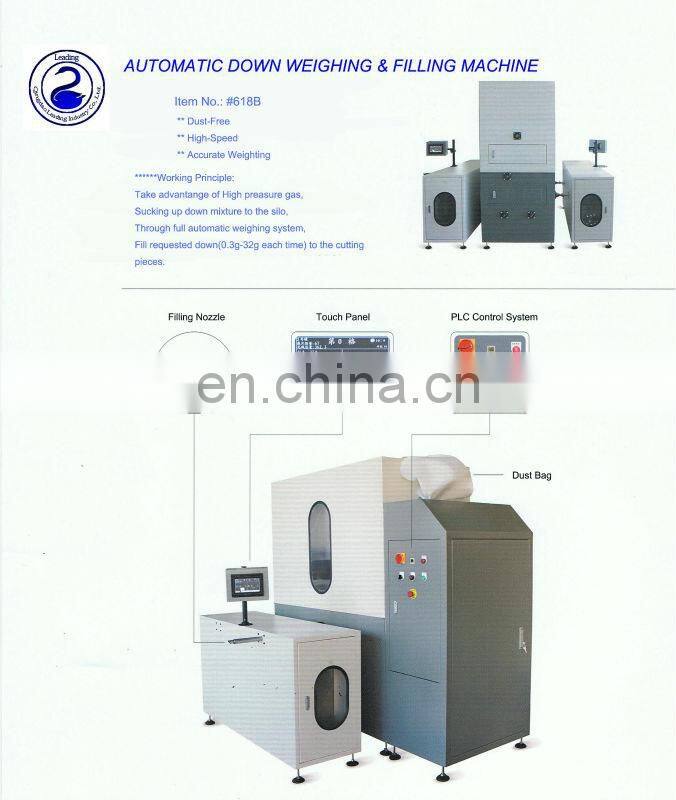 Down and Feather Filling Machine