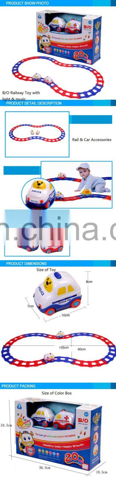 Meijin Hot Series B/O model Railway Toys with light and music baby toy for sale