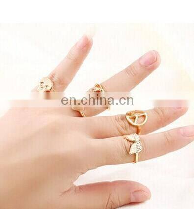 Pearl ring, Wholesale real faceted stone rings, round, triangle shaped rings set