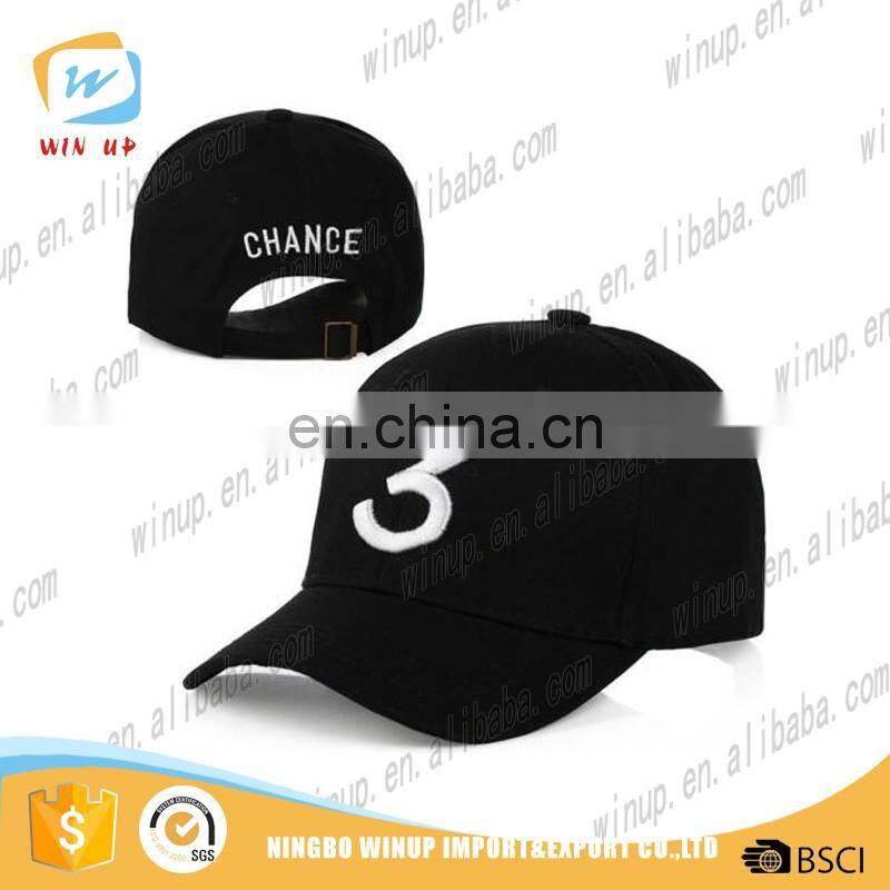 WINUP custom plain design customized logo 6 panel baseball cap