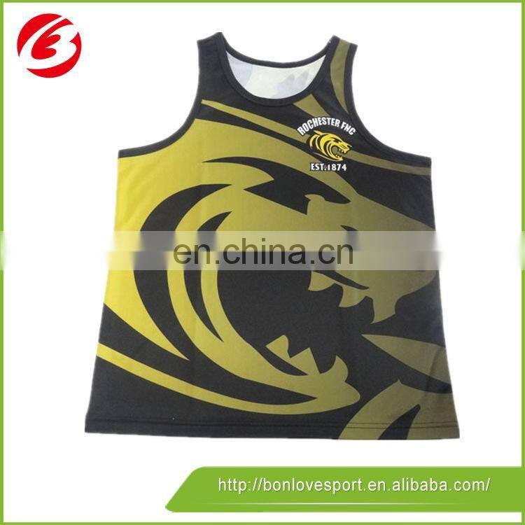 Gym singlets Any Logo Team running singlets , sublimated running singlets Oem service