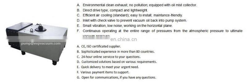 SV-630 and SV-750 leybold replacement big capacity rotary vane vacuum pumps