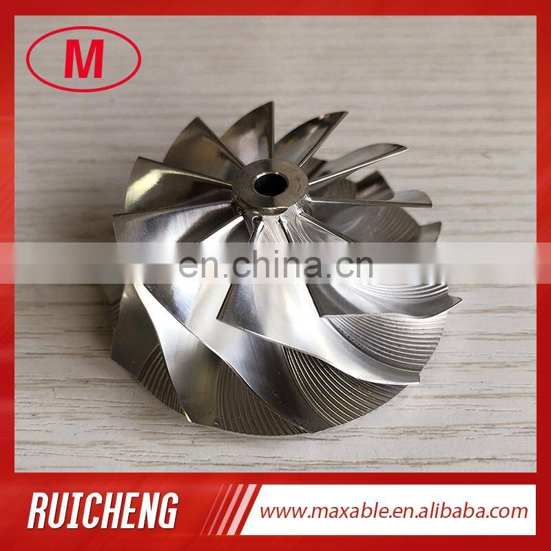 TD04HL 49.04/60.13mm 11+0 blades high performance turbo milling/aluminum 2618/billet compressor wheel