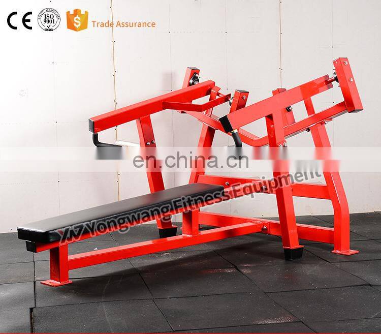 Dezhou hot sale commercial fitness gym equipment YW-1635 iso-lateral horizontal bench press