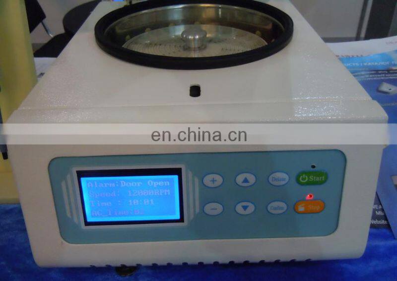 Liquid Crystal Display benchtop laboratory centrifuge 100ml rotor