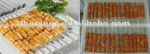 1800pcs/h meat wear string machine satay skewer machinery