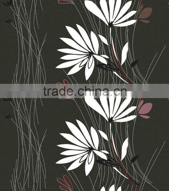 pvc deep embossed decorative wallcovering/3d wallpaper flower wall murals for decoration wall wallpaper wall paper nedladdningar