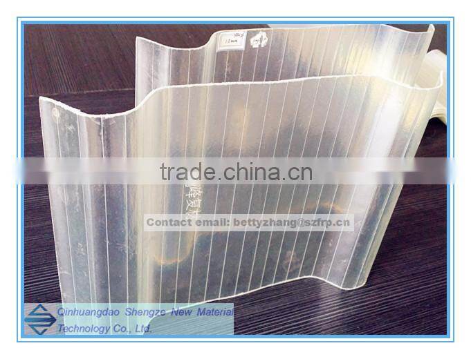 FRP roofing sheet/grp clear roof tiles/transparent roof for greenhouse