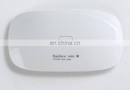 Factory Wholesale New Mini Rainbow 12 w UV Led Nail Lamp