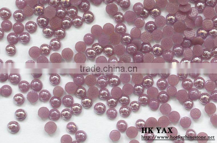 W0401 New Arrival flat back pearl,flat back pearl for DIY decoration,flat back pearl