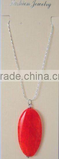 Natural dark purple agate slice pendant necklace with silver chain