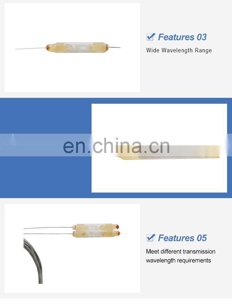 High isolation and return loss fwdm 1310nm 1490nm 1550nm optical filter