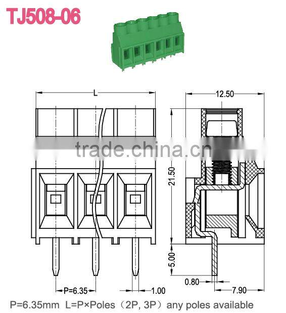 Electric Power Frequency Wago Screw Terminal Block Manufacturers in China