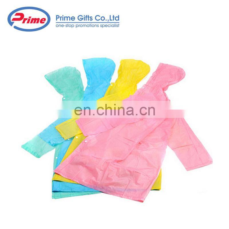 Promotional Poncho Raincoat Adult with Custom Logo