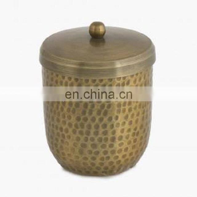 aluminium cast wax candle jar