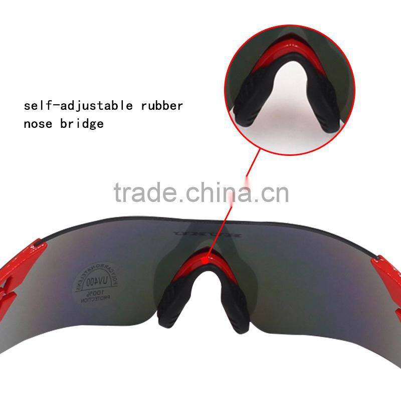 Hot summer promo new trendy bicycle sports sunglasses authentic riding glasses