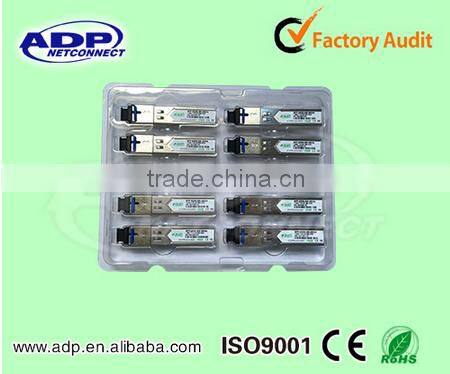 2.5G 10KM Tx1550nm/Rx1310nm LC Connector 0-70Degree BIDI optical transceiver