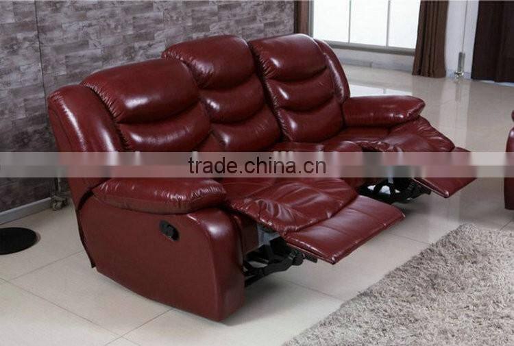 Modern Home Furniture Best Sale Sectional Pure Leather Sofa Set