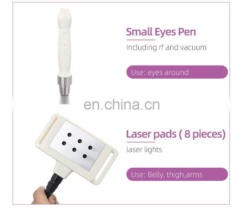 V10 body slimming machine double 40K cavitation infrared light RF bio vacuum roller machine for fat reduction