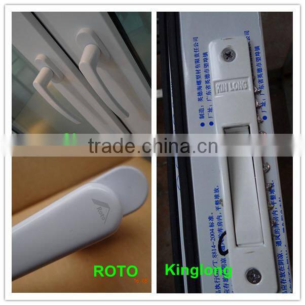 foshan wanjia factory upvc top hung window