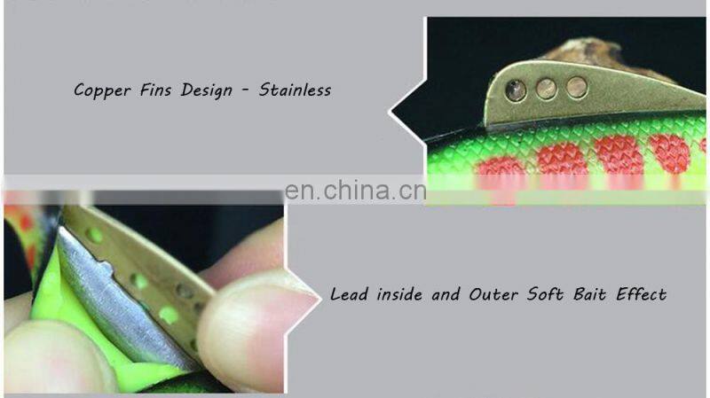 JOHNCOO Balancer Ice Fishing Lure 12g Sinking Vibration Winter Fishing Lure Hard Plastic Artificial VIB Lead Jigging