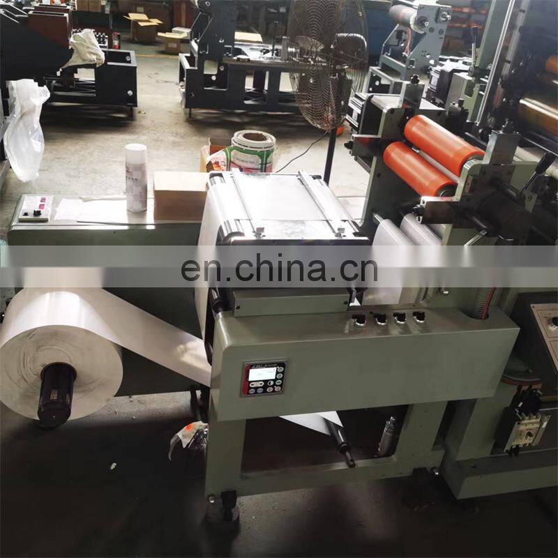 UTR320S 4 6 Color Roll to Roll Automatic rotary UV letterpress Intermittent Adhesive Label Sticker Printer with Servo Die Cut