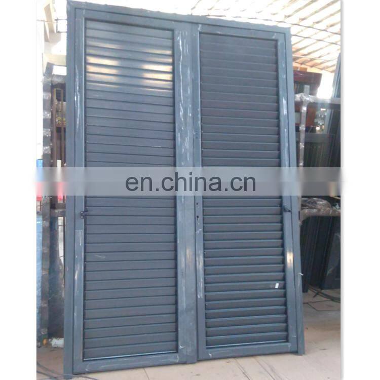 Exterior Aluminium Louvered Swing Hinged Door
