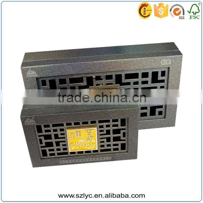 OEM Die-cutting luxury gift cardboard paper box for health food packaging box