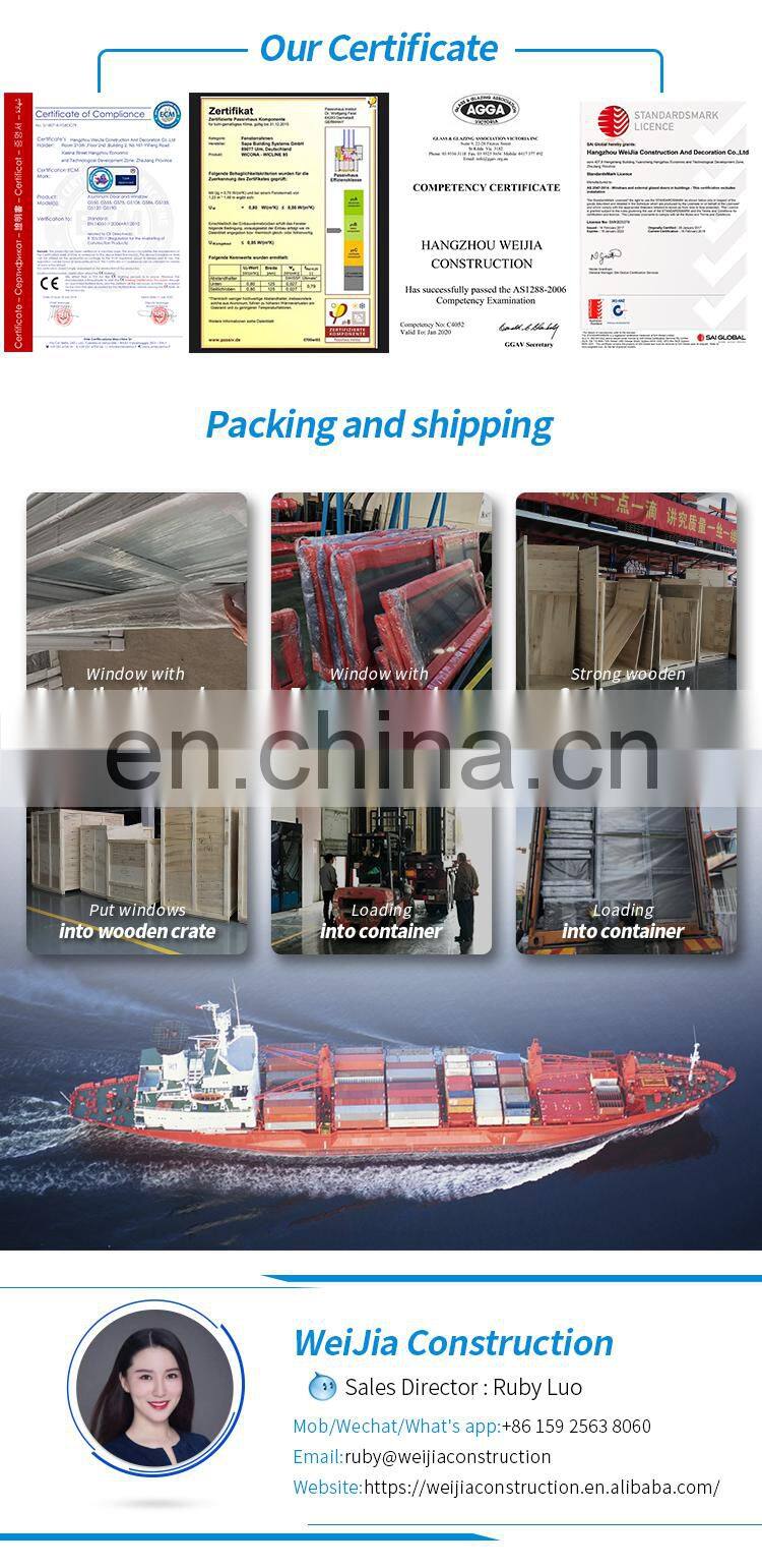 Latest design Australian & NZ standards aluminium window grills design Commercial Sliding Windows with good quality