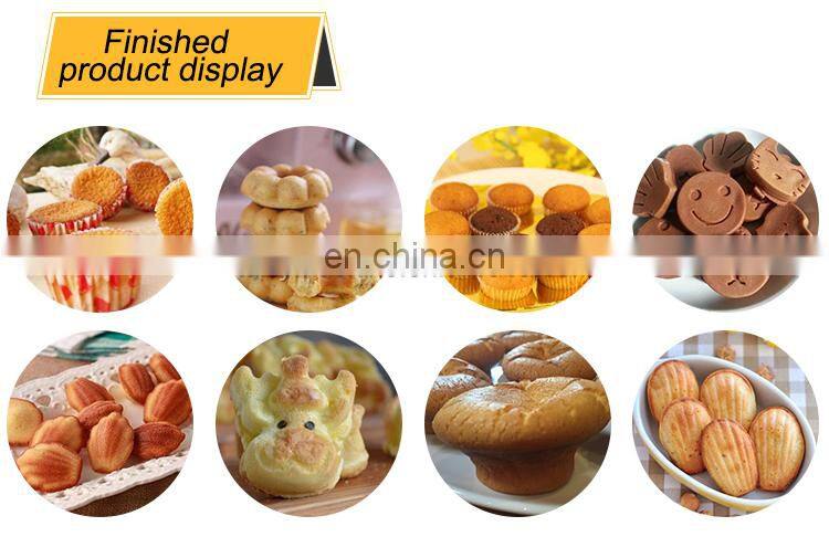automatic batter dispenser swiss roll machine cupcake production line
