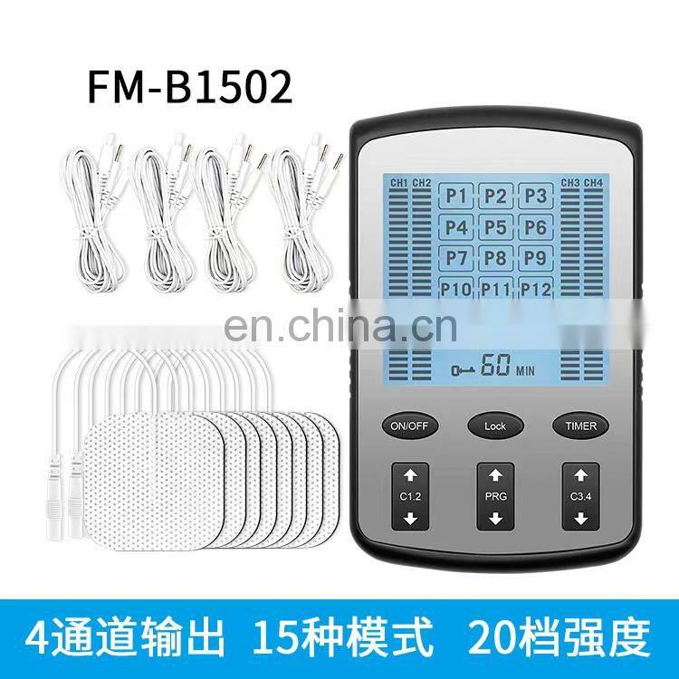 AMERICAN electric digital tens physical therapy equipments electrical massage tens device pain relief therapy tens unit