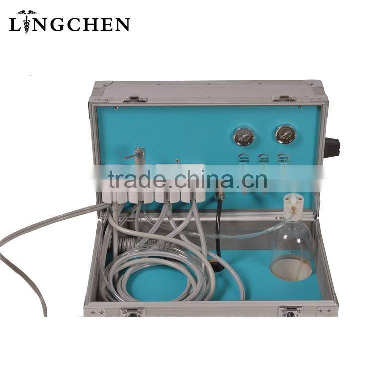 Portable dental handpiece unit for dental turbine