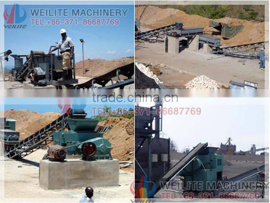 2016 Cold treatment ball shape coal briquetting machinery