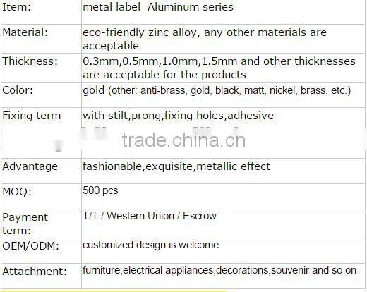 souvenir awards custom wood plaque with metal plate for sale