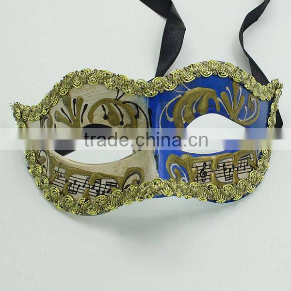 Supply fantastic adult men masquerade Mask cheap black party mask for sale different colors available