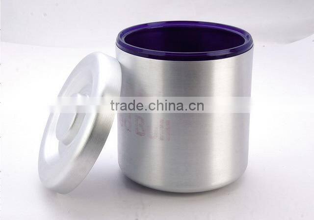 10L Oval Shaple Aluminum Ice Bucket with plastic inner