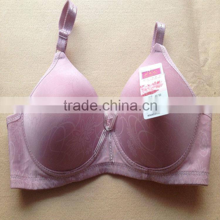 0.89USD 36-42C Cup High Quality Adjustable Fashional Ladies Sexy Bra Without Rim Inside, Fat Women Push Up Sexy Bra(gdwx201)