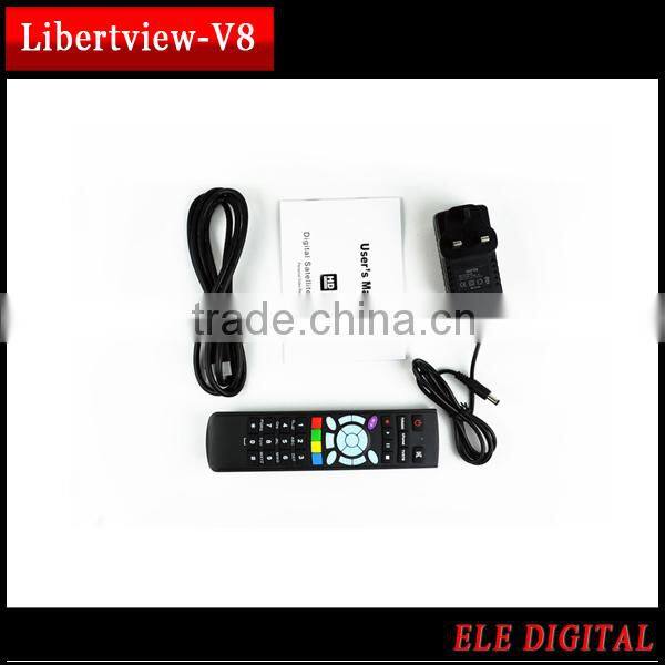 Full HD 1008P satellite receiver dvb-s2 mpeg4 receiver hd Dual-core libertview V8